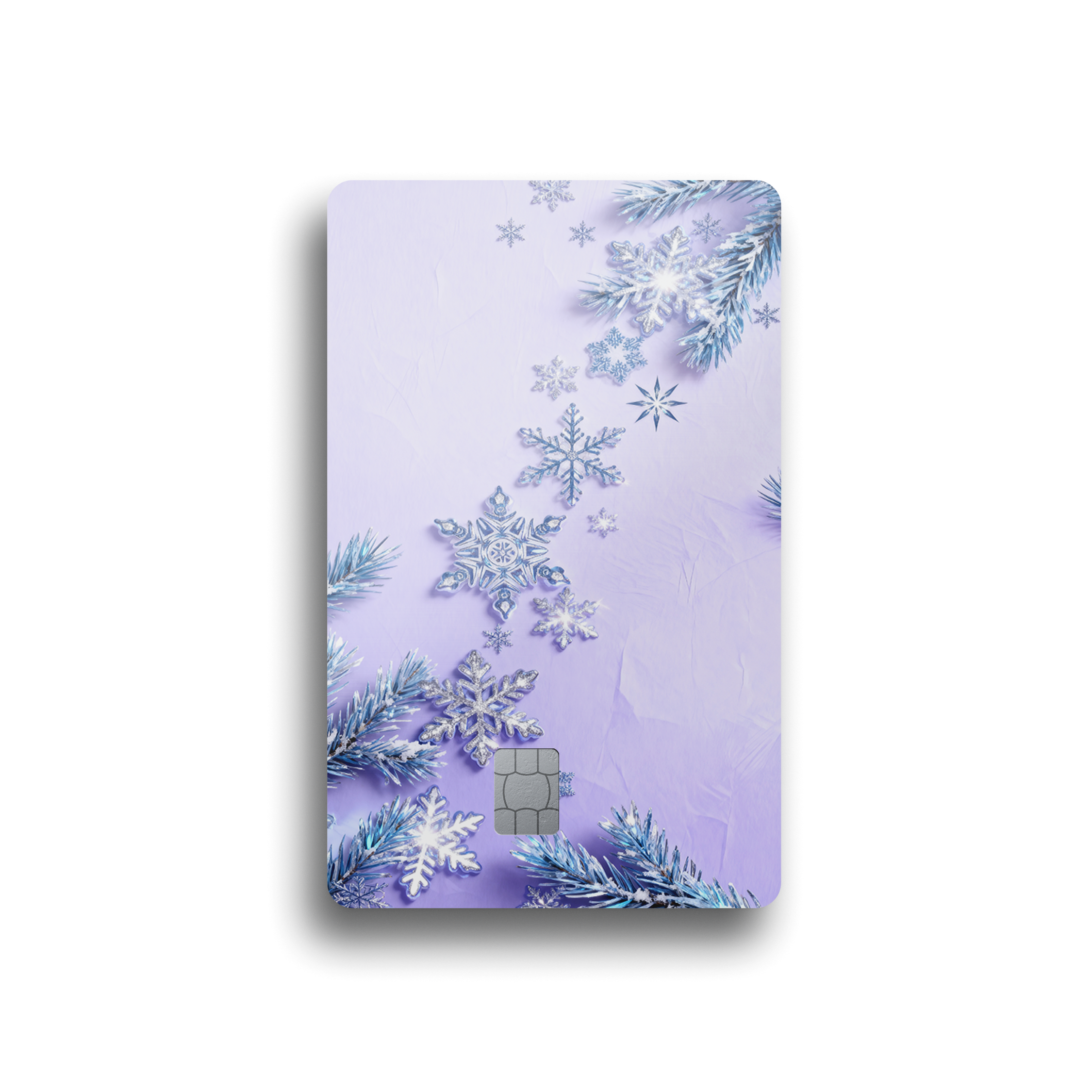 Lilac Crystal Flakes Card Skin